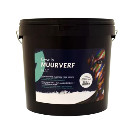 Muur- en plafondverven - GUMA10 GYSELS MUURVERF MAT WIT 10L -